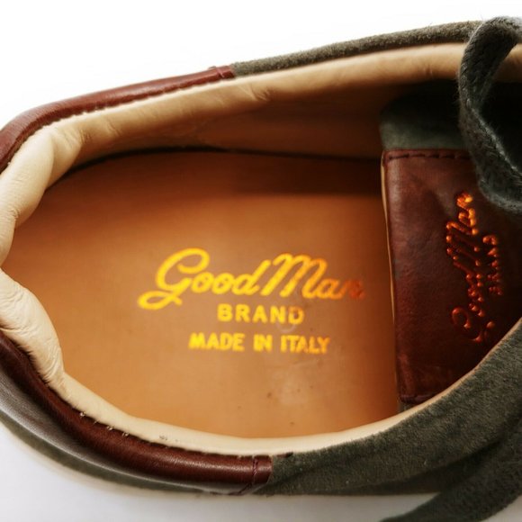 Good Man Mens‎ Lace Up Sneaker Grey Suede Cushioned - Picture 7 of 8